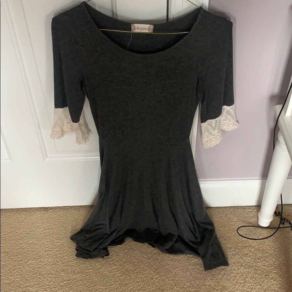 short grey dress